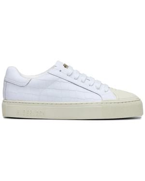 HIDE & JACK Embossed Trainers - White