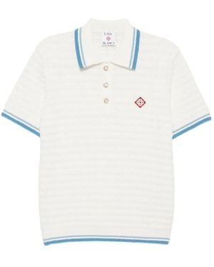 CASABLANCA Polo Con Applicazione - Bianco