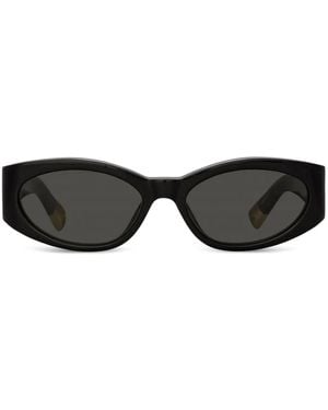 Jacquemus Occhiali Da Sole The Ovalo - Nero