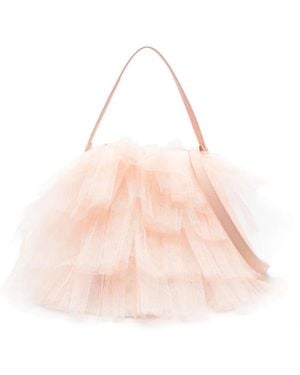 Simone Rocha Mini Frilly Tutu Tote Bag - Pink