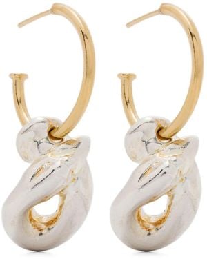 Beatriz Palacios Swan Earrings - White