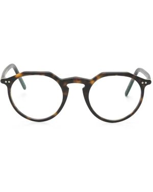 Lunor Gafas Con Montura Geométrica - Marrón