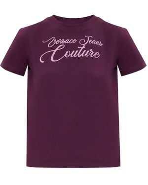 Versace Jeans Couture T-Shirts - Purple