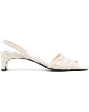 TOTEME The Gathered 50Mm Sandals - Natural