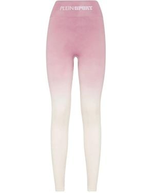 Philipp Plein Leggings Sfumati Senza Cuciture - Rosa