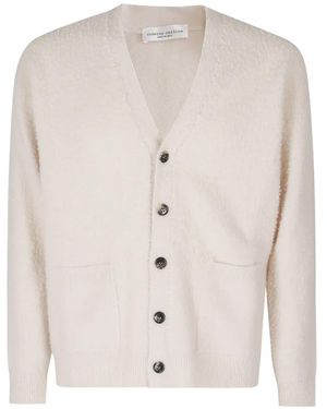 Roberto Collina Casentino Wool Cardigan - Natural