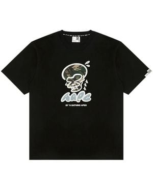 Aape By A Bathing Ape Logo-print T-shirt - ブラック
