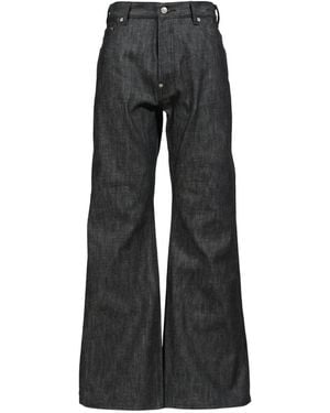 Rivet & Hide Type-684 Flare-Silhouette Jeans - Black