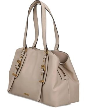 Liu Jo Schultertasche Mit Schnallendetail - Natur