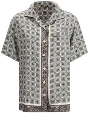 Loro Piana Camisa De Seda - Gris