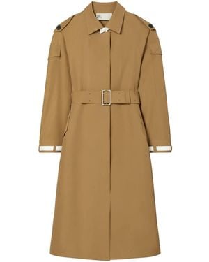 Tory Burch Belted Trench Coat - Natural