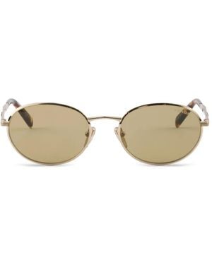 Prada Lunettes De Soleil À Logo Prada - Metallic