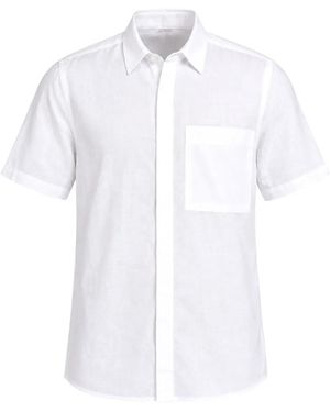Antony Morato Short-Sleeve Linen Shirt - White