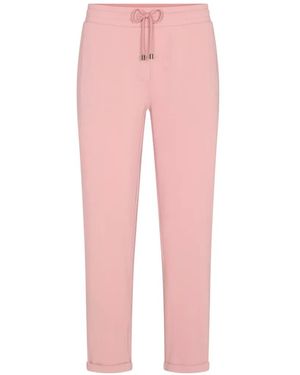 Juvia Pantalon À Poches Passepoilées - Pink