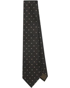 Tom Ford Cravatta A Pois - Bianco