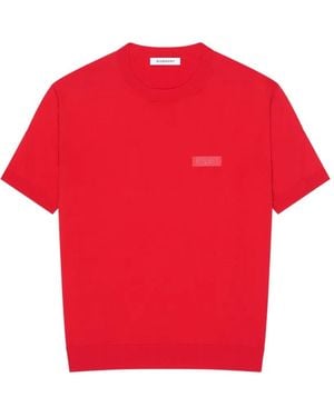 Givenchy Couture Seam T-Shirt - Red