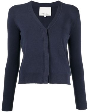 3.1 Phillip Lim Vネック カーディガン - ブルー