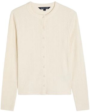 Veronica Beard Lira Vest Met Knoopsluiting - Naturel