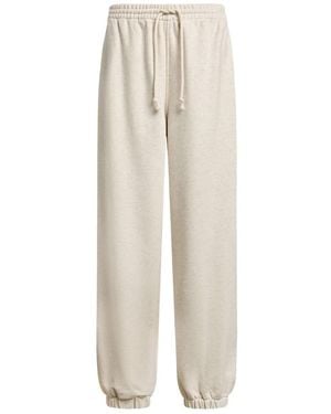 12 STOREEZ Wide-Leg Track Trousers - White
