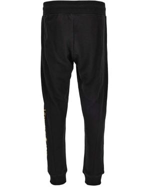 Versace Jeans Couture Pantalon De Jogging À Détail De Logo - Noir