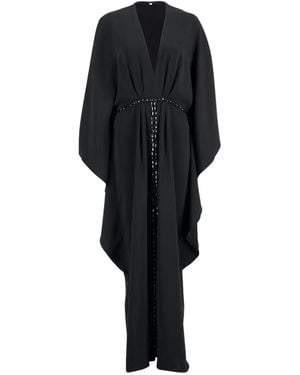 Johanna Ortiz Bead-Embellished Maxi Dress - Black