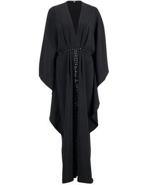 Johanna Ortiz Bead-Embellished Maxi Dress - Black