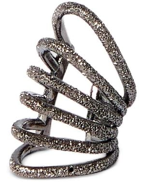 Brunello Cucinelli Pendiente Earcuff En Plata De Ley - Blanco