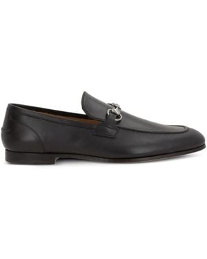 Gucci Horsebit Leather Loafers - Black
