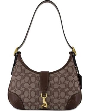 COACH Hamptons Shoulder Bag - Brown