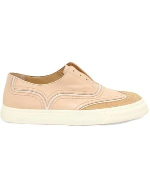 Giuseppe Zanotti Crystal-Embellished Sneakers - Natural