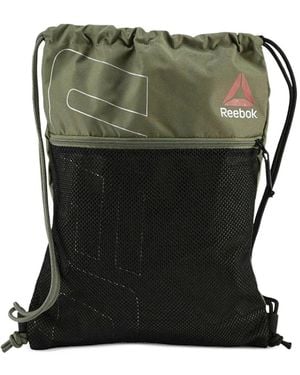 Reebok Logo-Print Backpack - Green