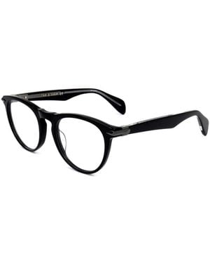 Rag & Bone Round-Frame Glasses - Black