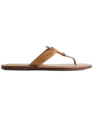 Bernardo Matrix Ring-Detail Sandals - Brown