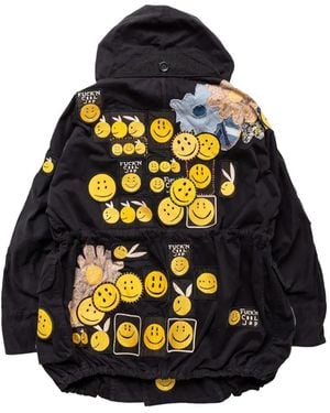 Kapital Chaqueta Katsuragi Ring Con Capucha - Negro