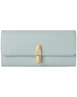 Furla Xl Iride Textured Leather Wallet - Grey