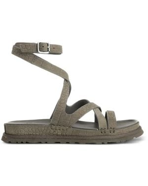 UGG Leather Goldengaze Sandals - Metallic