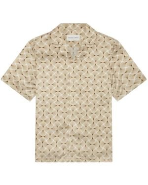Frescobol Carioca Roberto Silk Shirt - Natural