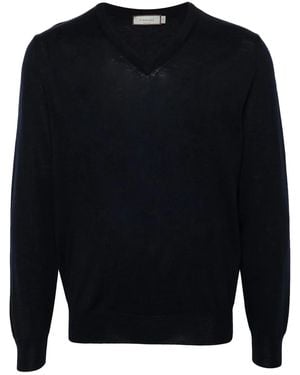 Canali Merino-Wool Jumper - Blue