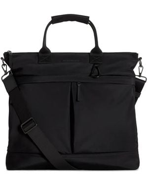 Maison Kitsuné Logo-Detail Tote Bag - Black