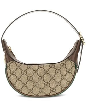 Gucci Mini Ophidia Gg-Monogram Shoulder Bag - Metallic