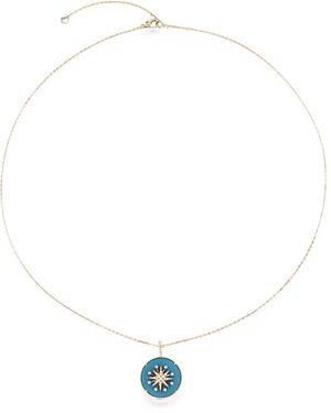 Falamank Splash And Diamond Necklace - White