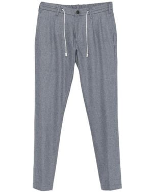 Eleventy Tapered-Hose Mit Kordelzug - Blau