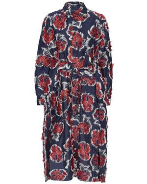 Henrik Vibskov Love You Jacquard-Pattern Midi Dress - White