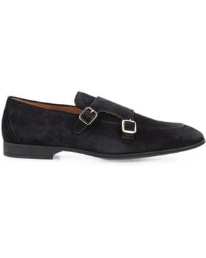 Corvari Double-Strap Monk Shoes - Black