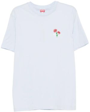 KENZO Embroidered Flower T-shirt - ホワイト