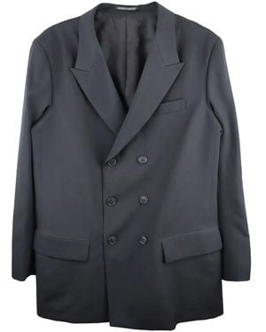 Y's Yohji Yamamoto Wool Blazer - Black