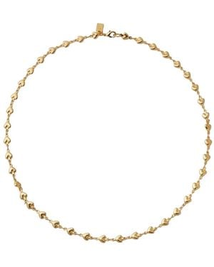 Crystal Haze Jewelry Habibi Heart-Link Necklace - Metallic