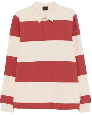 Paul Smith Striped Long-Sleeve Shirt - Red