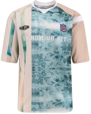 ih nom uh nit Logo-Patch Jersey T-Shirt - Blue