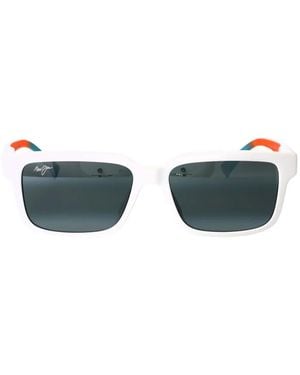Maui Jim Haipo Sunglasses - White